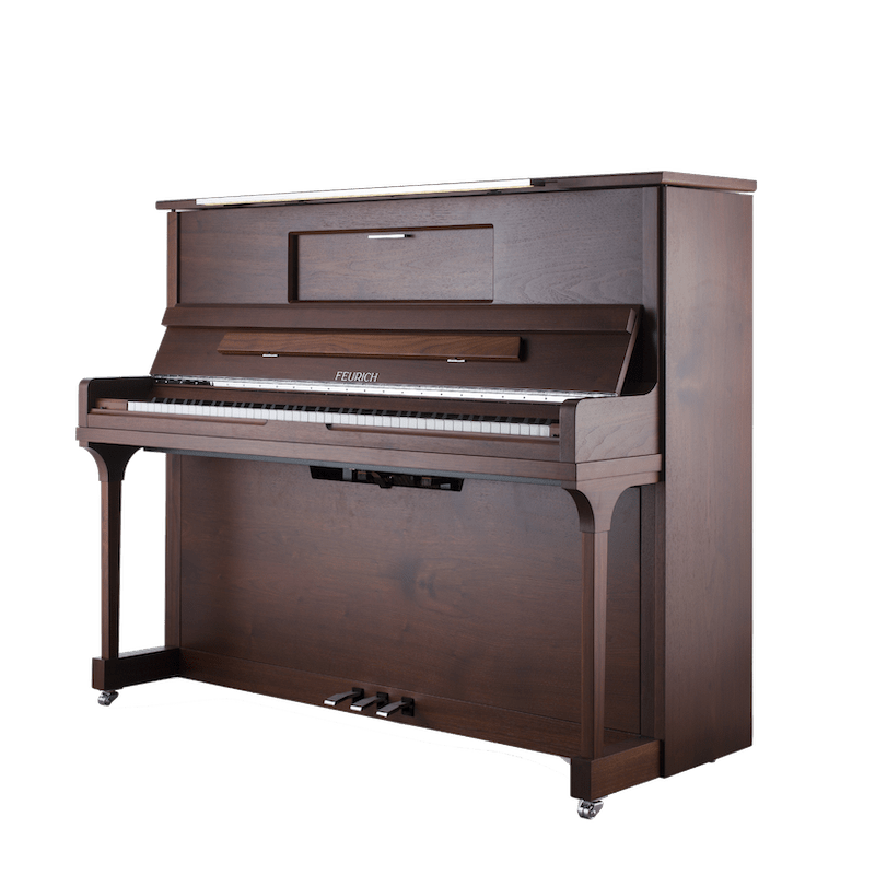 02_Vienna 123 noyer accastillage chrome Feurich-min Feurich 123 Vienna