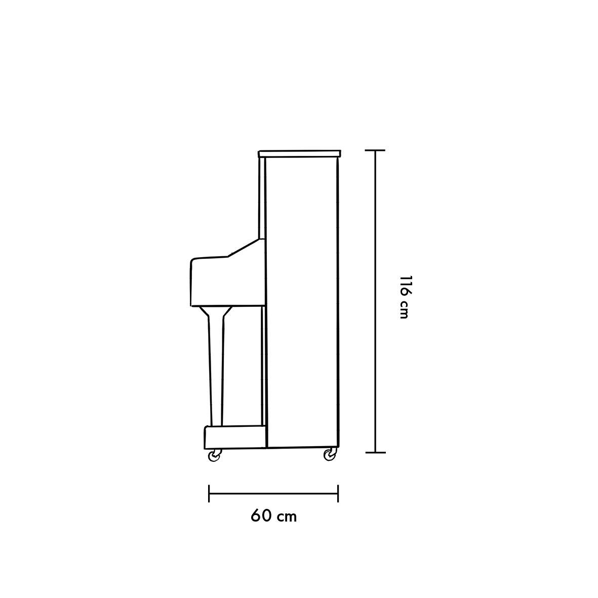 Blüthner Haessler HB 116-profil Blüthner Haessler HB 116