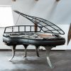 PHGrandPianoBlackleatherandchromedesignedbyPoulHenningsen-1024x683 Blüthner PH Grand 185
