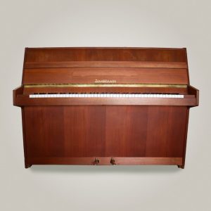 Zimmermann-droit-DPpianos-occasion-étude Zimmermann droit en bois de DPpianos vue de face d' occasion piano d'étude
