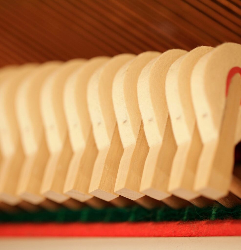 Mécanisme de marteaux de piano, entretien