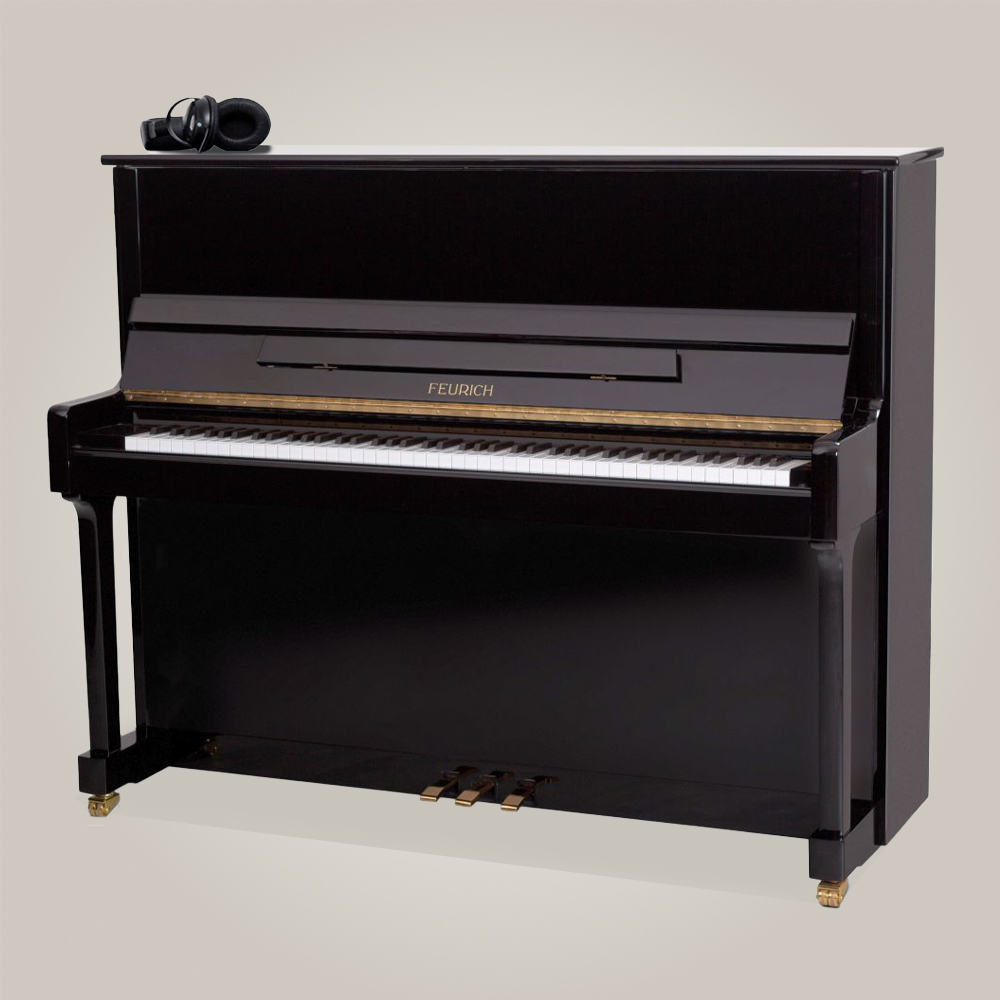 FEURICH 122 NOIR SILENCE DP pianos à louer